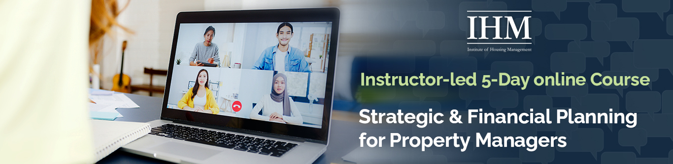 Strategic & Financial Planning for Property Managers - 5-Day Online Course