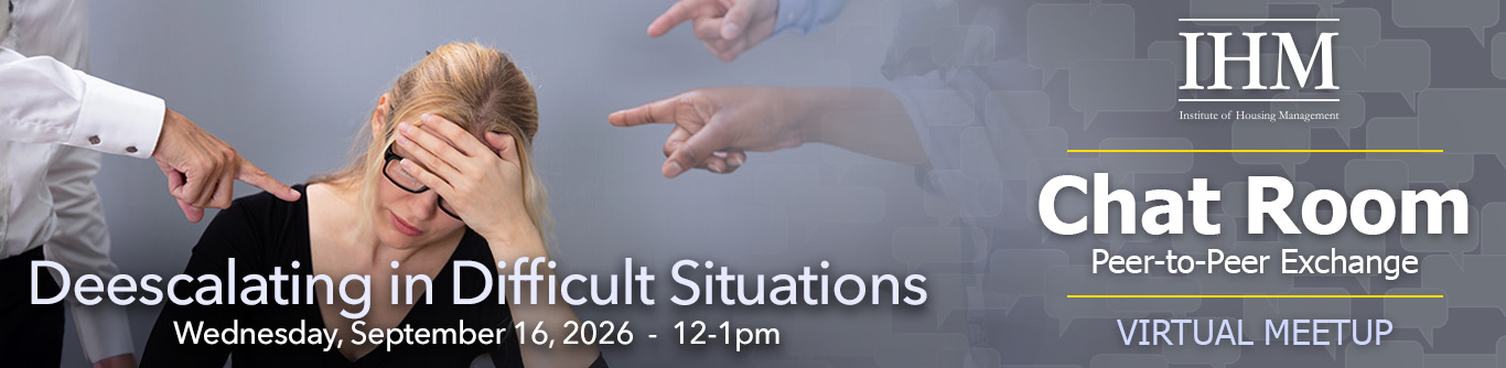 Chat Room Series - Deescalating in Difficult Situations