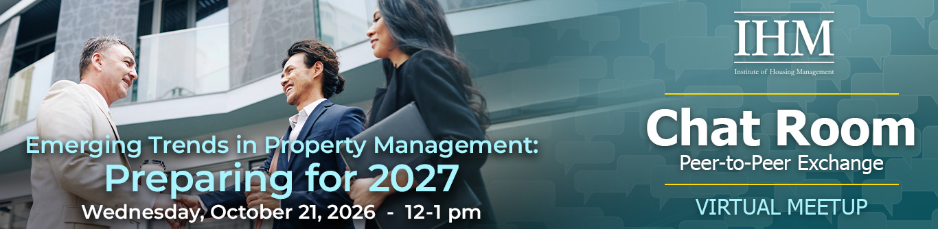 Chat Room Series - Emerging Trends in Property Management: Preparing for 2027