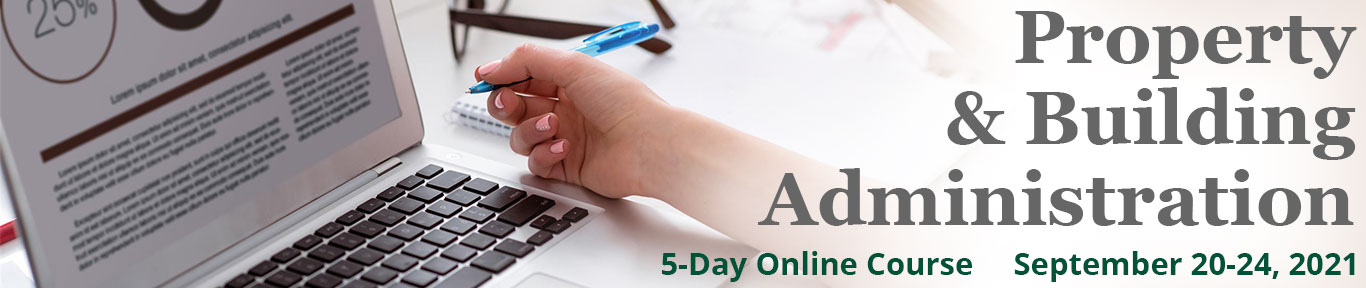 Property & Building Administration: 5-Day Online Course